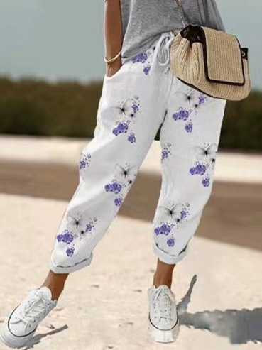 CozyFlex | Lässige Damen Hose mit Kordelzug | Gerades Bein & Verkürzt 10