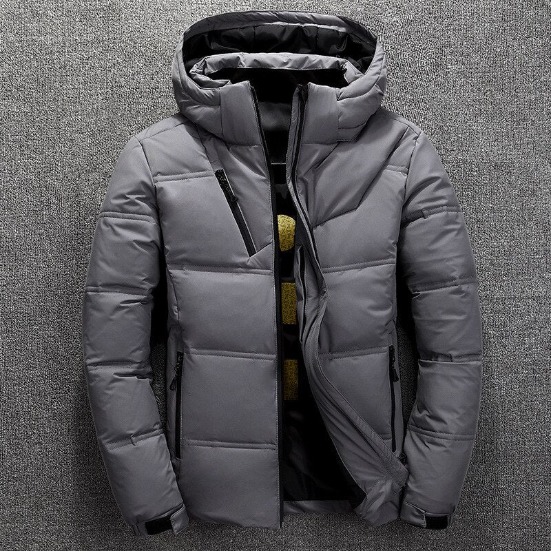 Herren Daunenjacke mit Kapuze | Winter