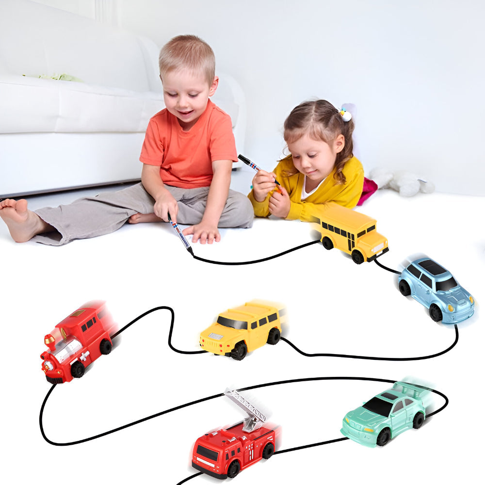 Interaktives Spielzeugauto für Kinder, das Linien folgt und als Lernfahrzeug dient 8