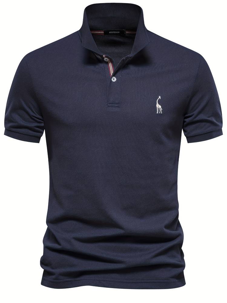 Noah | Slim Fit Klassisches Poloshirt mit sportlichem Kragen-Detail 8