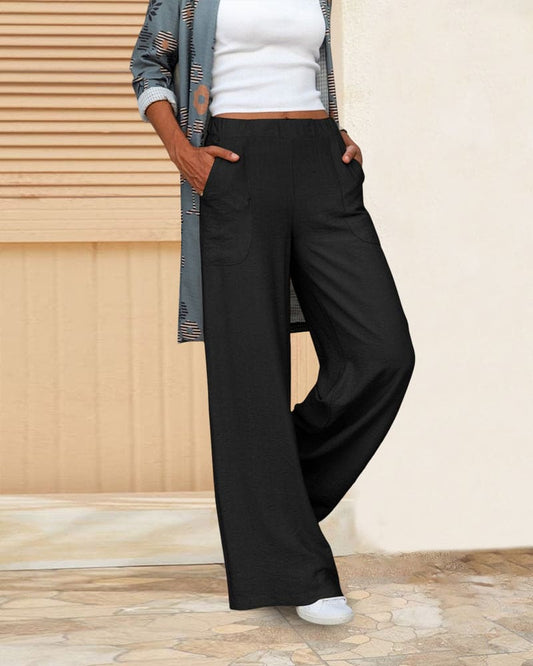 Pantalon femme coupe ample | Jambe fluide