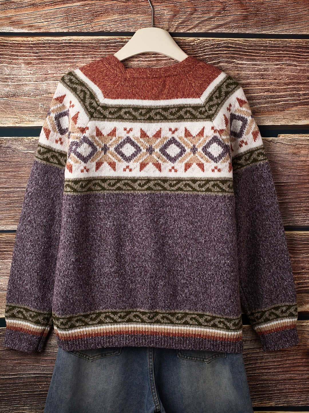 Wren | Women's Patterned Button-Front Cardigan