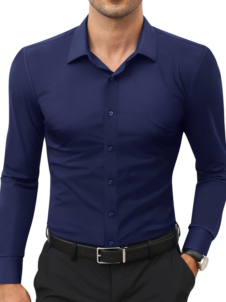 Krystian | Chemise homme slim fit avec fermeture à boutons