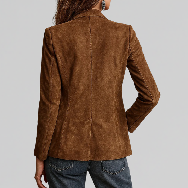 Camille | Women's Tailored Suede-Touch Blazer