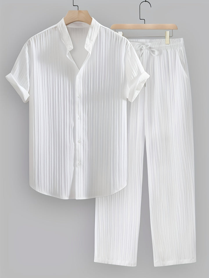Sebastian | Men's Summer Set with Shirt and Pants