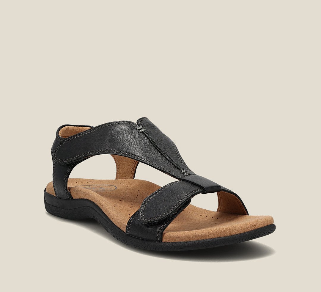 Damen Sandalen mit Offener Spitze und Verstellbaren Riemen | Casual