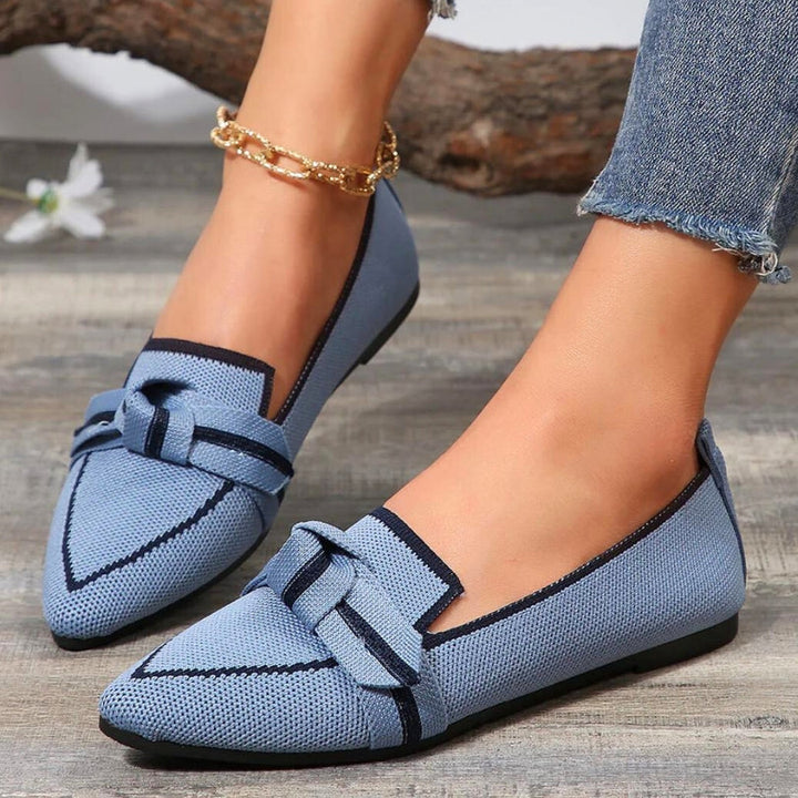 Mocasini slip-on damă cu vârf ascuțit | Minimalist