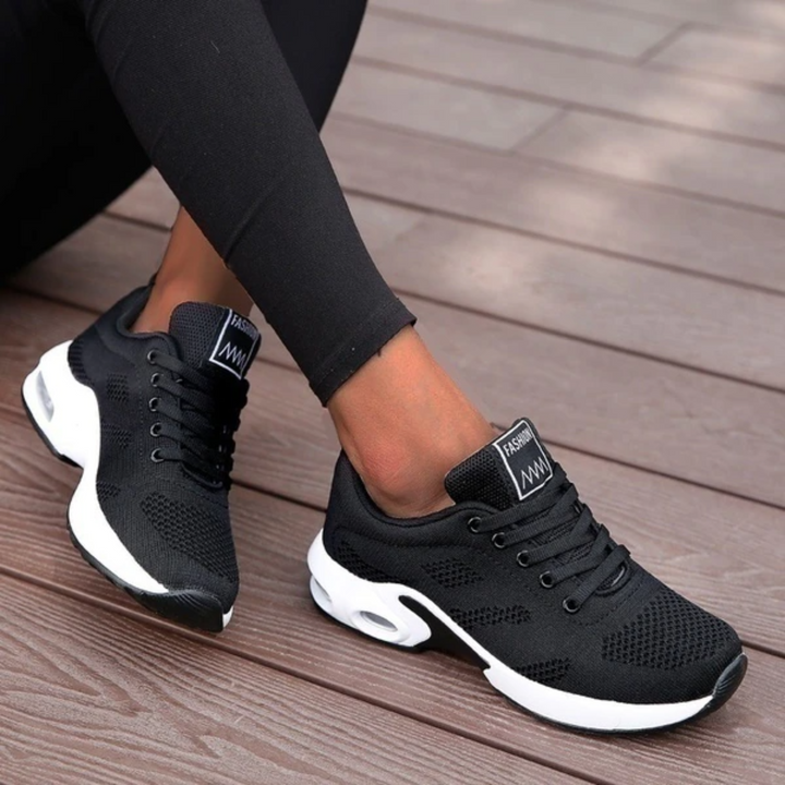 Damskie sportowe sneakersy sznurowane | casual