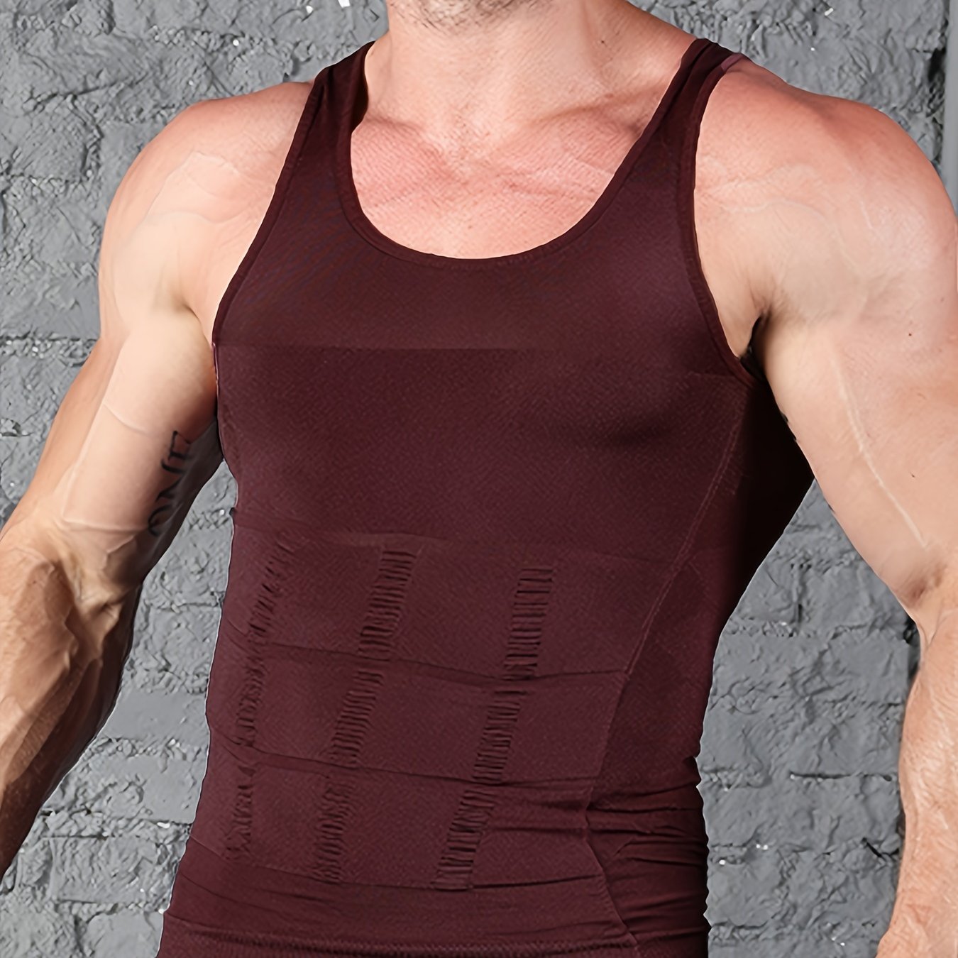 Débardeur de compression homme à coupe ajustée avec effet gainant | Body Shaper