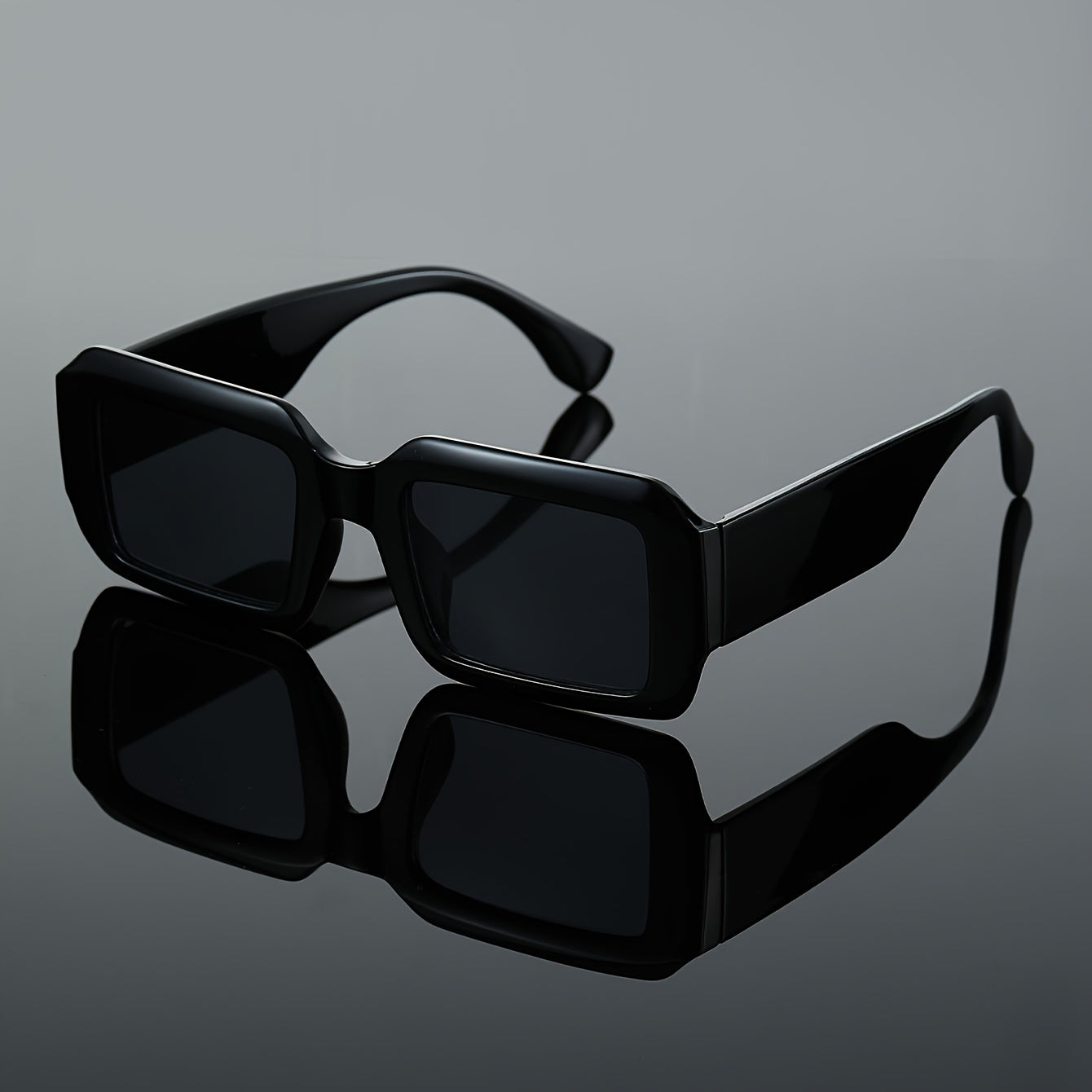 Herren Sonnenbrille | Übergroße Eckige Form und Getönte Gläser | Moderner Streetwear-Look
