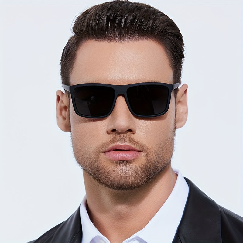 Lunettes de soleil mode pour hommes | Silhouette moderne et confort agréable | Protection solaire élégante