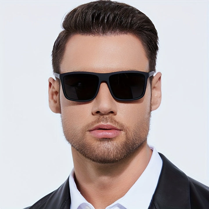 Lunettes de soleil mode pour hommes | Silhouette moderne et confort agréable | Protection solaire élégante