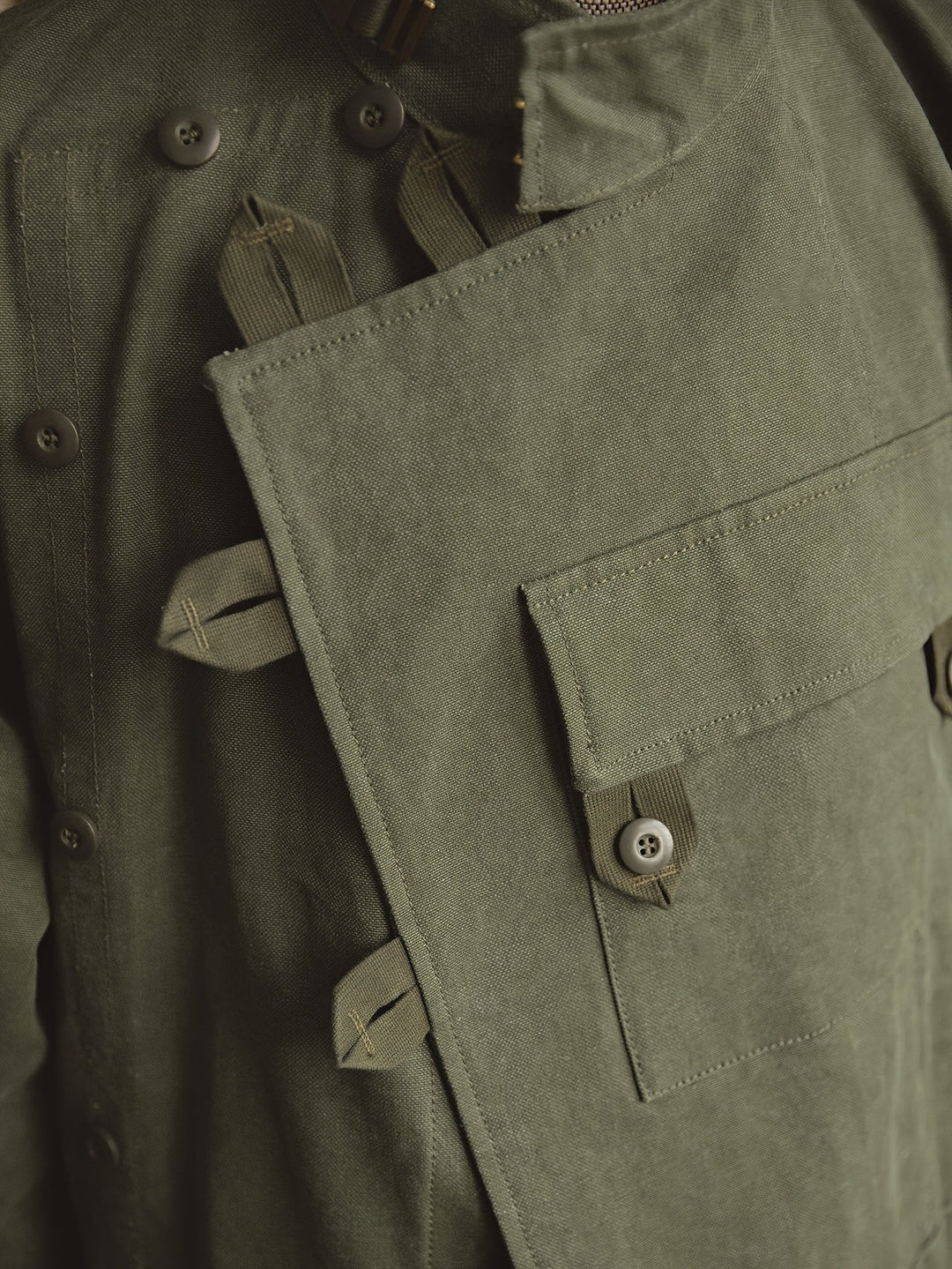 Giacca Utility da uomo | Cappotto corto ispirato al militare | Vestibilità strutturata | Stile casual classico