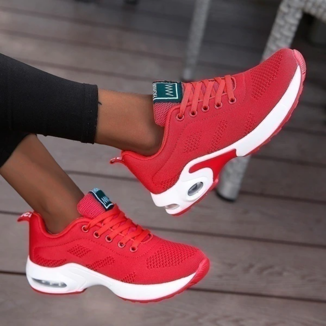 Damskie sportowe sneakersy sznurowane | casual