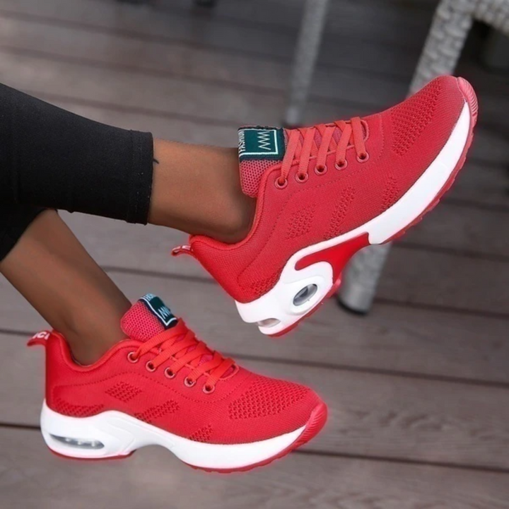Damskie sportowe sneakersy sznurowane | casual