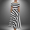 Kelsey | Maxikleid mit Streifenmuster