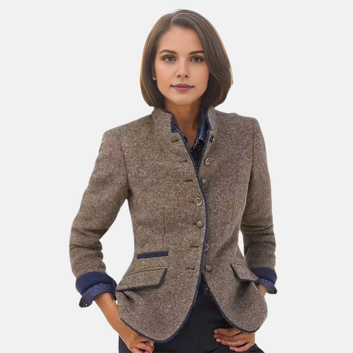 Klarisa | Veste blazer avec patte de boutonnage