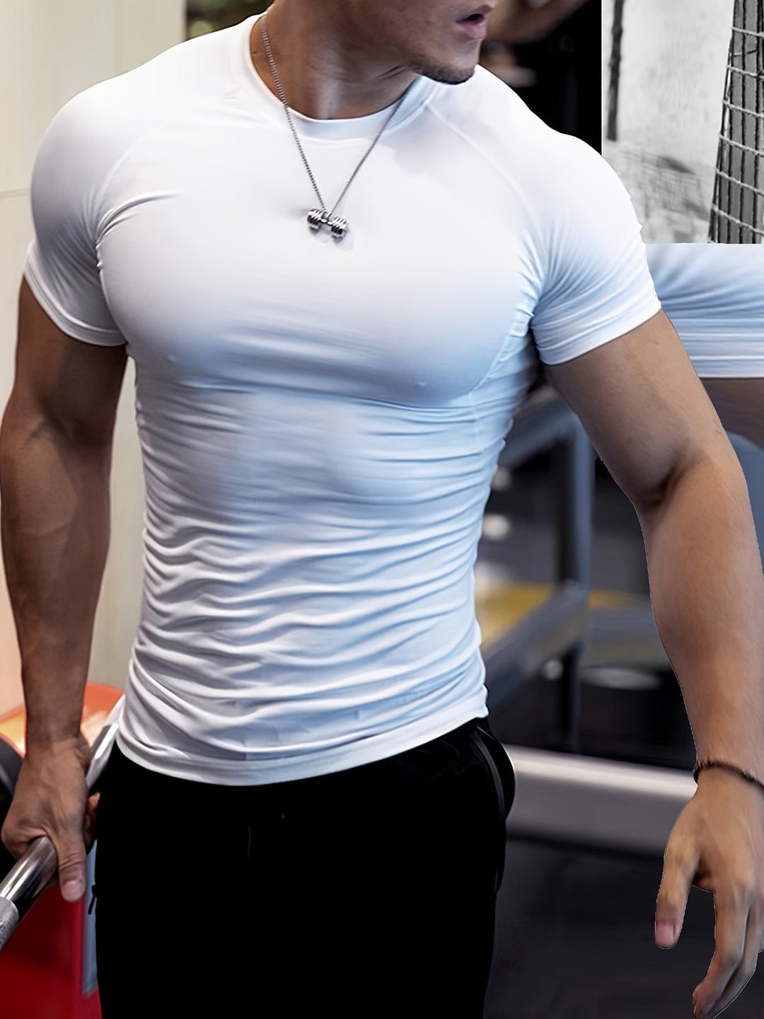 Adrian | T-shirt sportiva da uomo slim fit