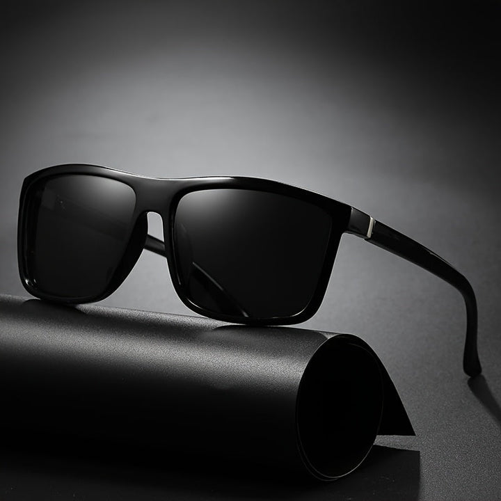 Lunettes de soleil mode pour hommes | Silhouette moderne et confort agréable | Protection solaire élégante