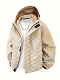 Herren Kapuzenjacke | Reguläre Passform | Windbreaker mit Reissverschluss | Outdoor Freizeitlook