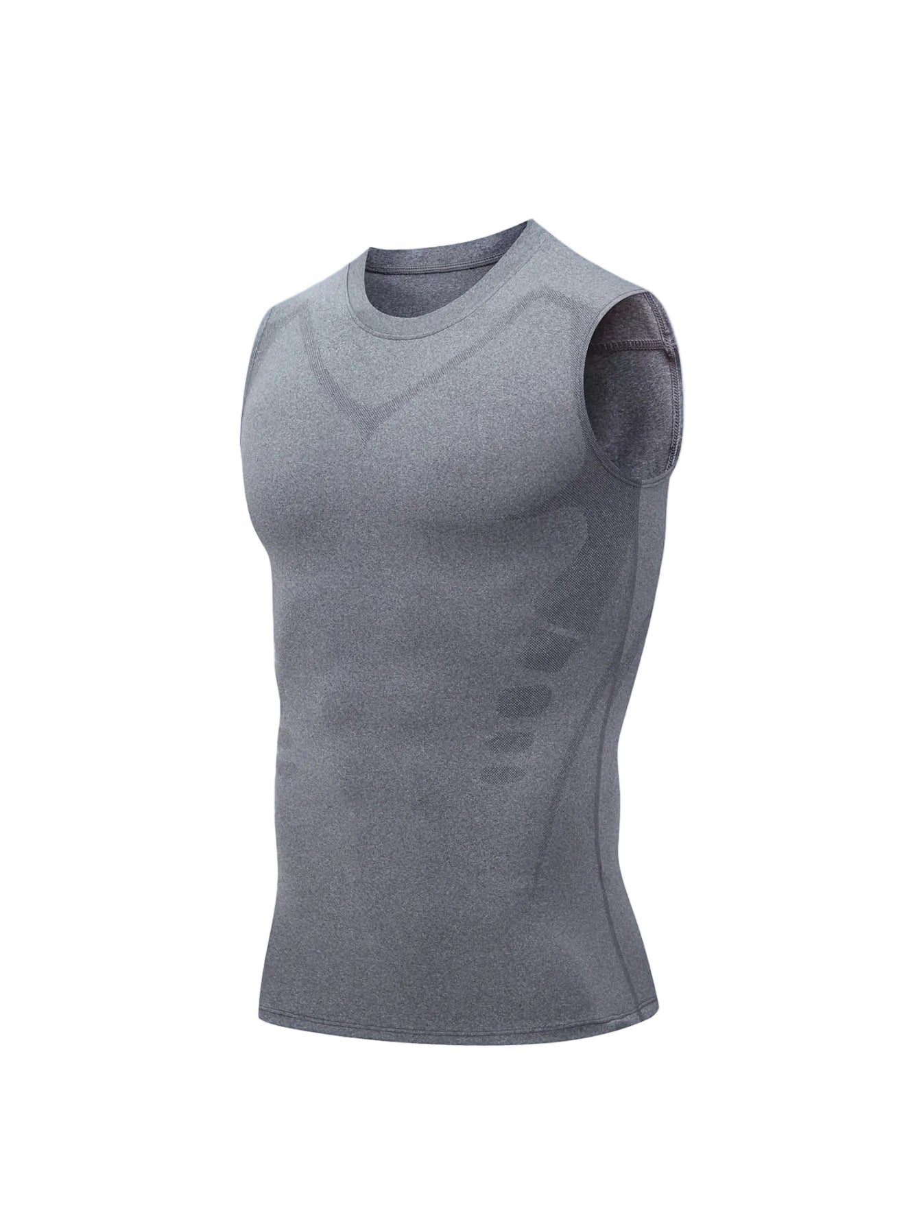 Men's Fitted Sleeveless Gym Shirt | Body Shaping