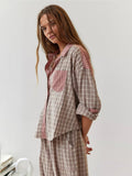 Damen Loungewear-Set | Langarmhemd und Locker Geschnittene Hose | Komfort für Entspannte Momente