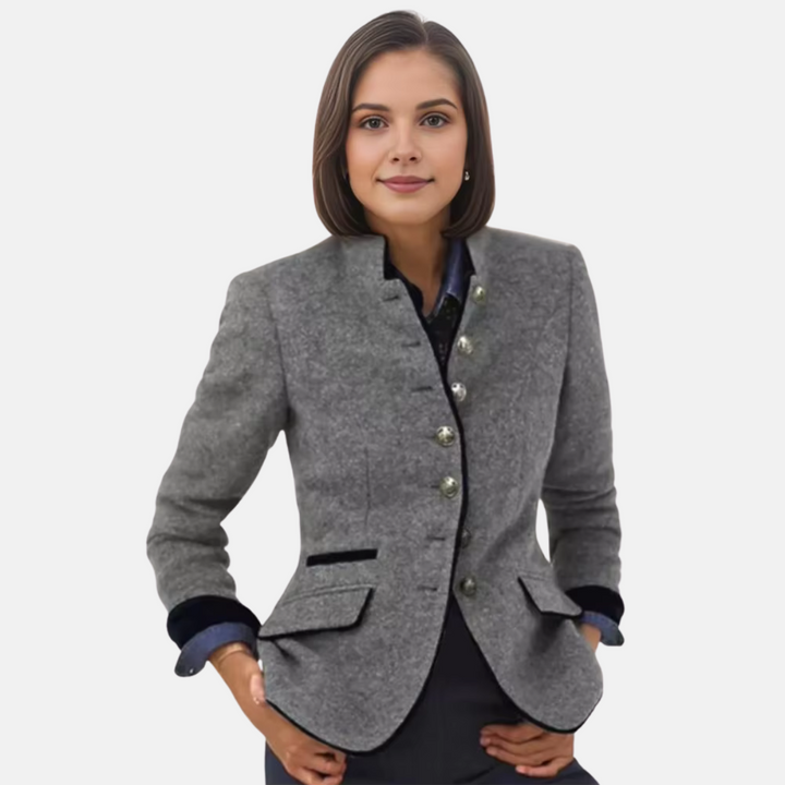 Klarisa | Veste blazer avec patte de boutonnage