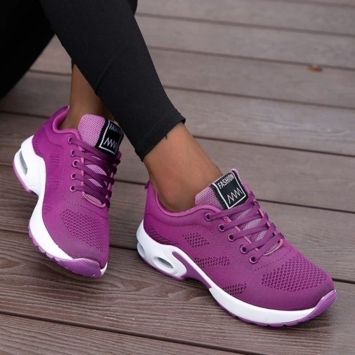 Damskie sportowe sneakersy sznurowane | casual
