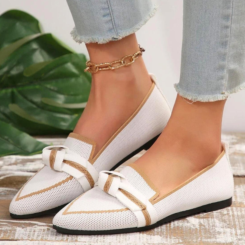 Mocasini slip-on damă cu vârf ascuțit | Minimalist