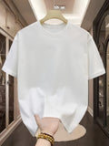 Oliwier | Herren Einfarbiges Kurzarm-T-Shirt