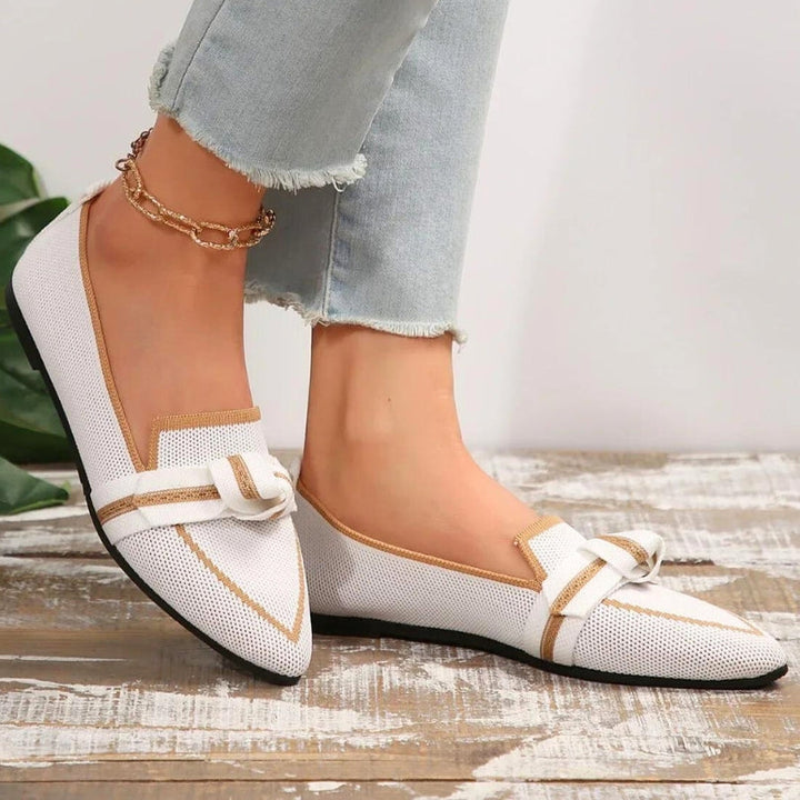 Mocasini slip-on damă cu vârf ascuțit | Minimalist