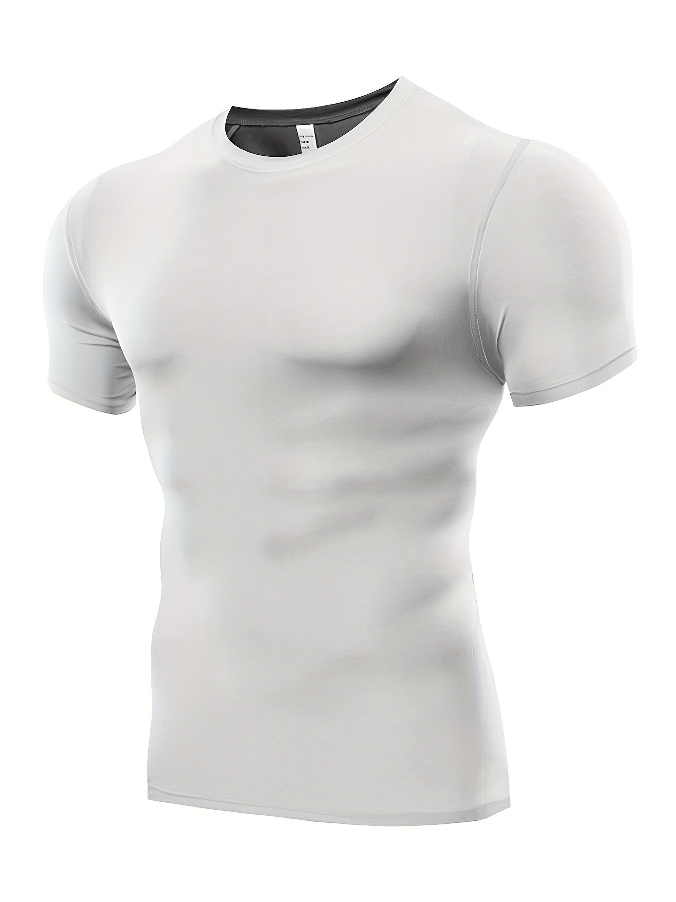 Men's Compression Sports Fitness Training Short Sleeve Shirt | Slim Fit