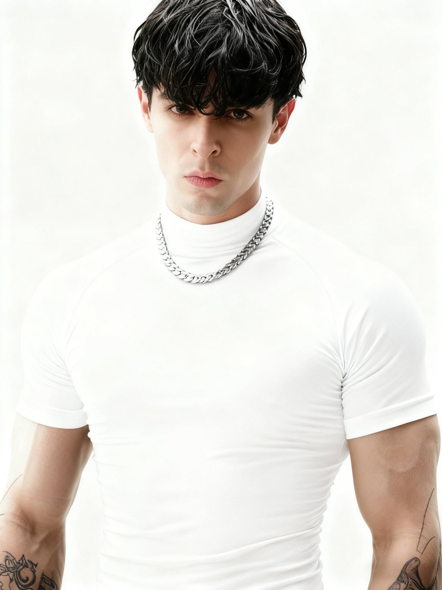 Men's Fitness Shirt | Fitted Short-Sleeve Shirt | Defined Silhouette | Modern Sports Look
