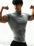 Herren Fitness Shirt | Körpernahes Kurzarmshirt | Definierte Silhouette | Moderner Sportlook