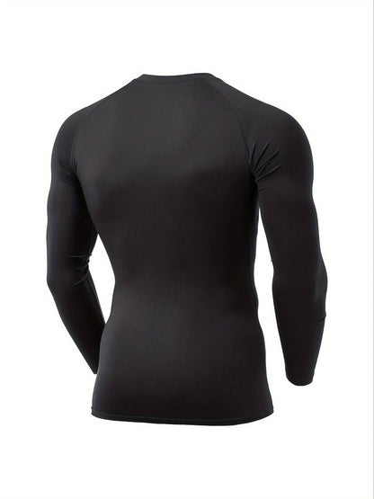 Men's Long-Sleeve Shirt | Slim Fit Sports Shirt | Long Sleeves | Athletic Casual Style