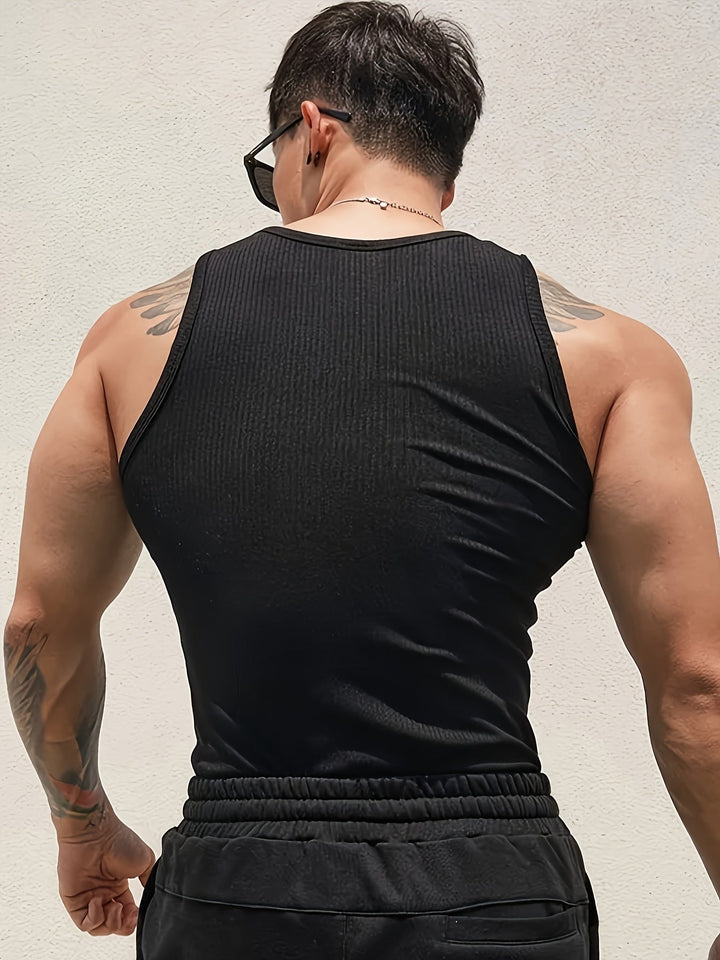 Norbert | Herren Tanktop mit Rippstruktur