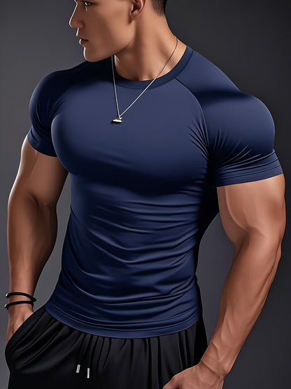 Men's Fitted Short Sleeve T-Shirt | Crew Neck