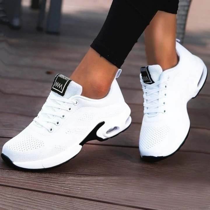 Damskie sportowe sneakersy sznurowane | casual