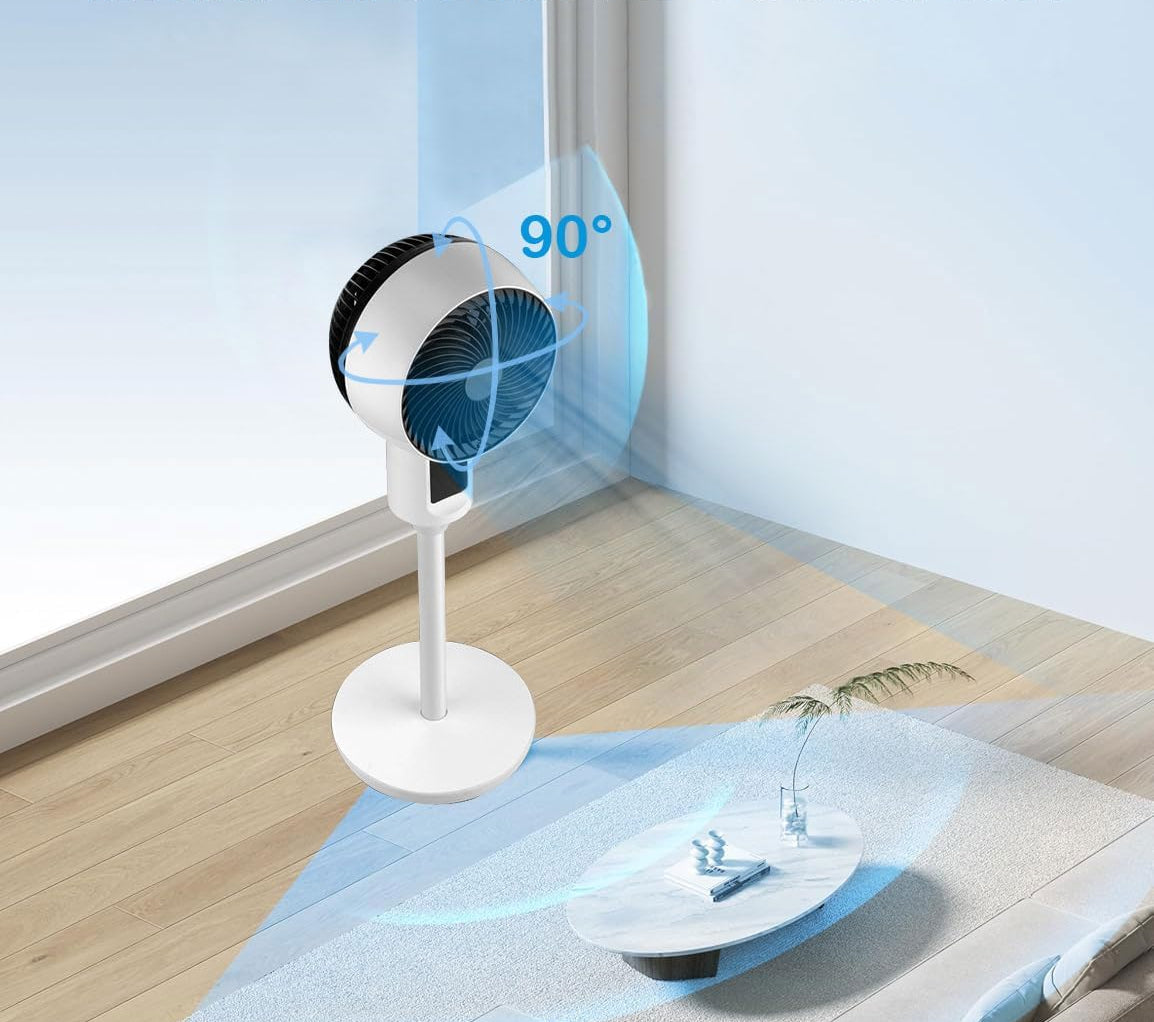 Verstellbarer Standventilator mit 3D-Oszillation