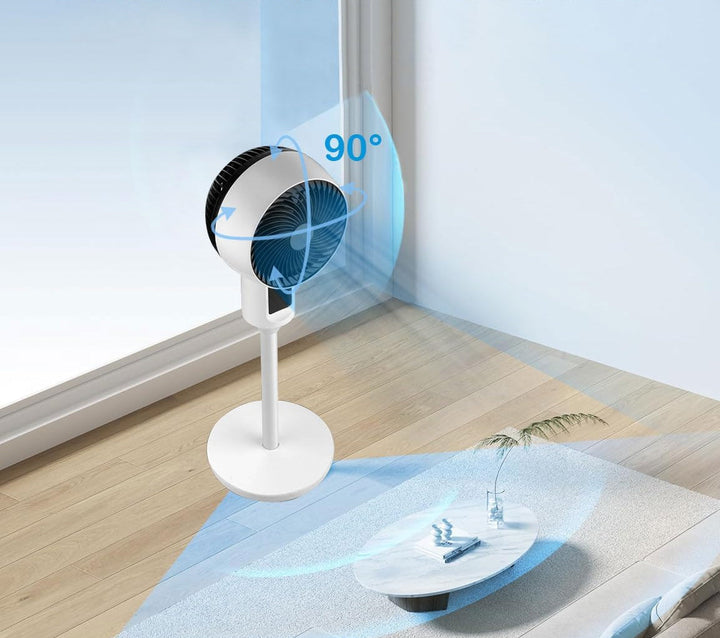 Verstellbarer Standventilator mit 3D-Oszillation