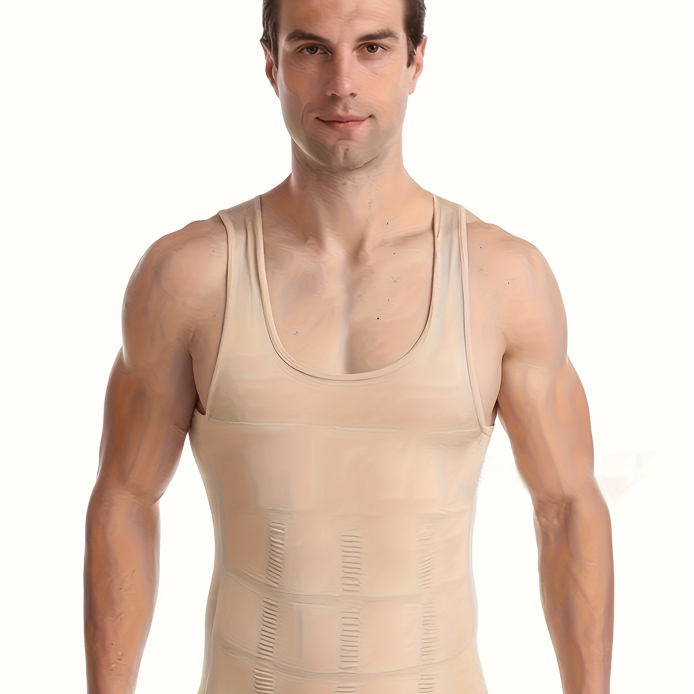 Débardeur de compression homme à coupe ajustée avec effet gainant | Body Shaper