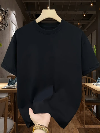 Oliwier | Herren Einfarbiges Kurzarm-T-Shirt
