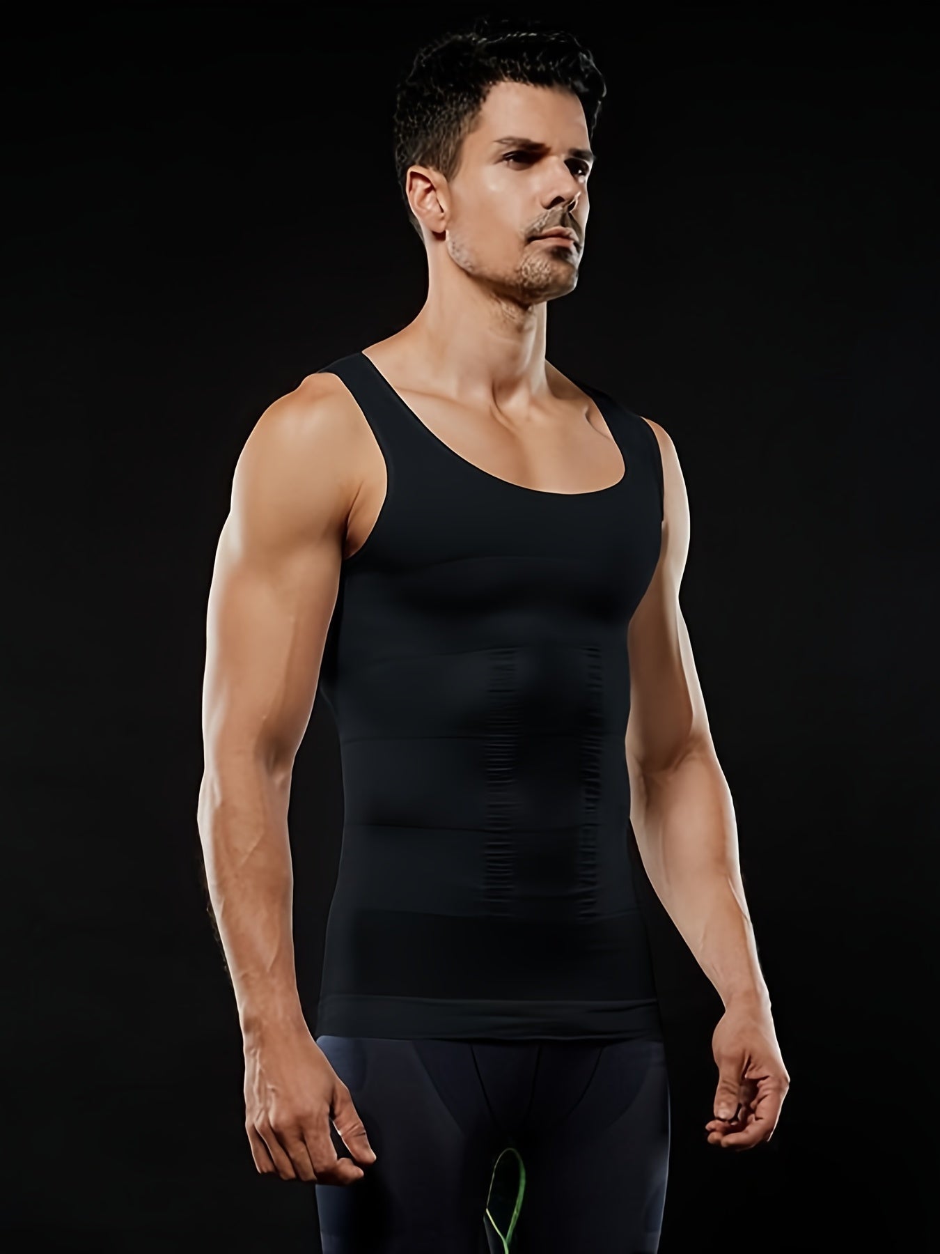 Débardeur de compression homme à coupe ajustée avec effet gainant | Body Shaper