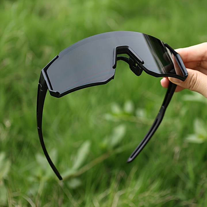 Herren Sport Sonnenbrille | Oversize Shield Scheibe | Wraparound Design | Outdoor Freizeitlook