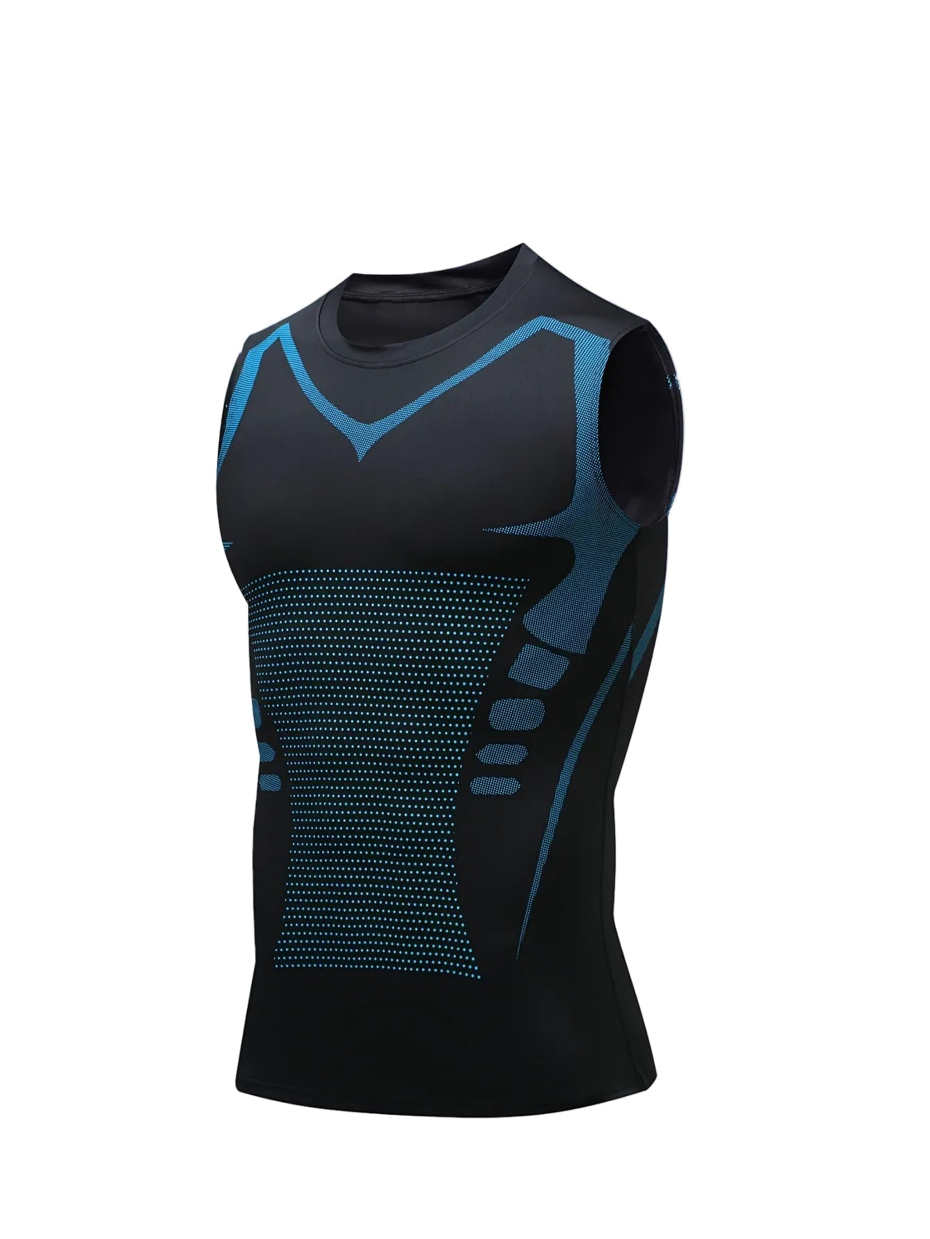 Men's Fitted Sleeveless Gym Shirt | Body Shaping