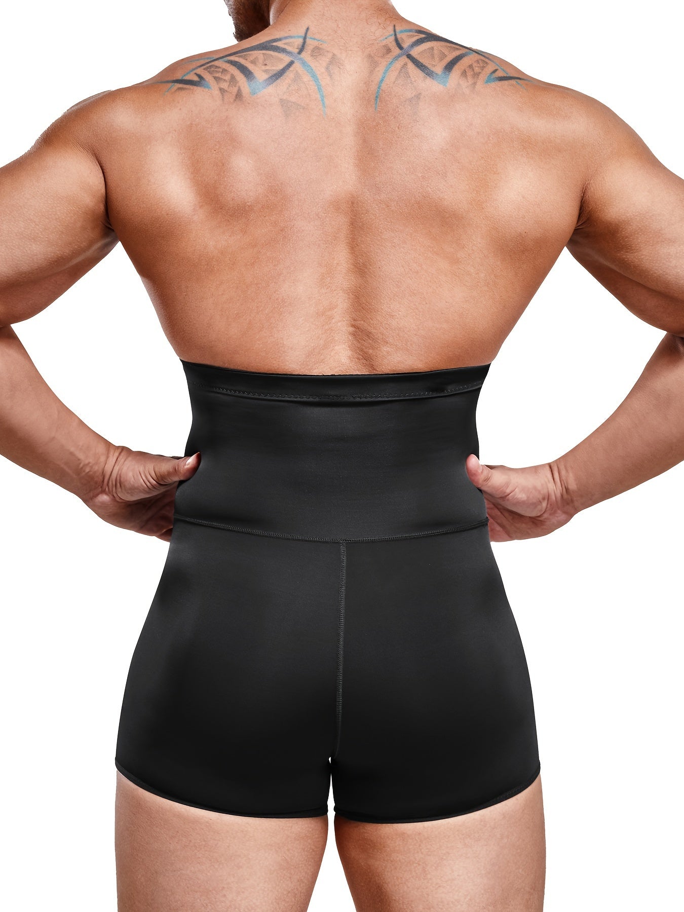 Błażej | Herren Formende Shorts mit hohem Bund