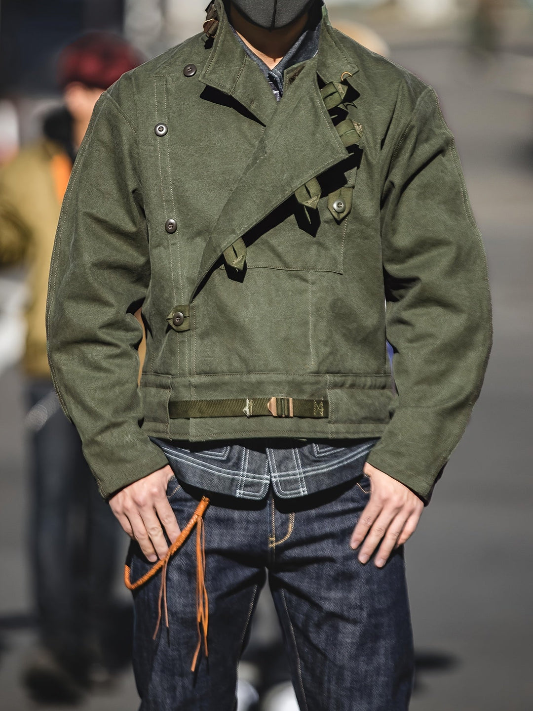 Giacca Utility da uomo | Cappotto corto ispirato al militare | Vestibilità strutturata | Stile casual classico