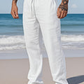 Herren Zweiteiler | Freizeithemd mit Kordelzughose | Bequeme Passform | Sommerlicher Resort-Look