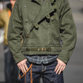 Herren Utility Jacke | Militärisch Inspirierter Kurzmantel | Strukturierte Passform | Klassischer Freizeitstil