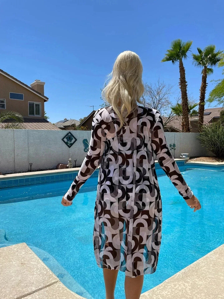 AMALFI - Bikini-Set mit hohem Bund und passendem Überwurf 5